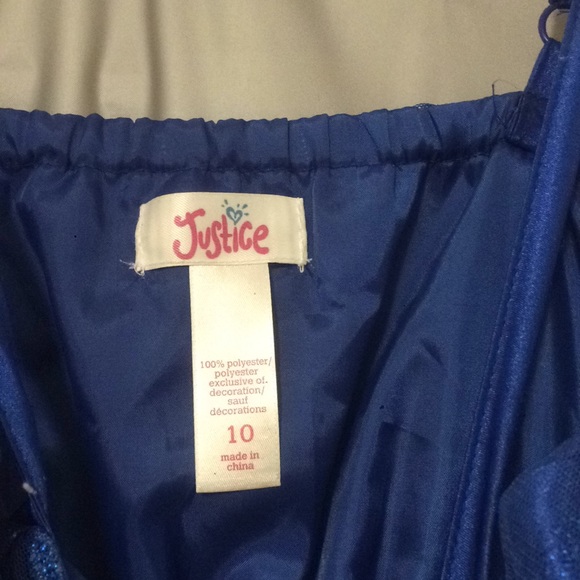 🔸 Sparkly Blue Polkadot Dress Navy|Royal Blue - Picture 5 of 7